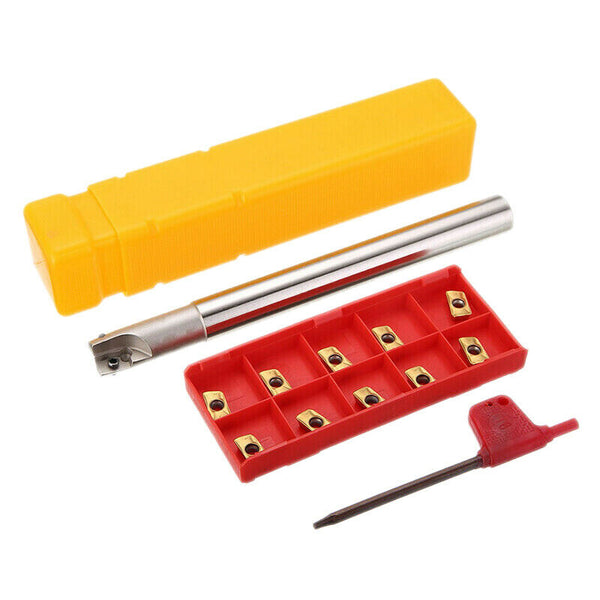 Bap 300R C14-14-130 Milling Cutter Tool Holder 12 x 130Mm + 10Pcs Apmt1135P M5D7