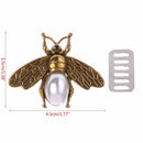DIY Bee Metal Bag Decoration for Shoulder Bags Casual Tote Messenger Accessories