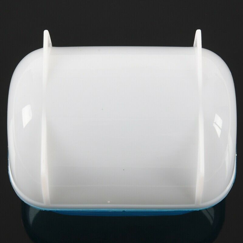 Pet Hamster Bathroom Bath Sand Room Sauna Toilet Blue White 10x7x7cm