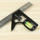 Machinist Precision Edge Square Ruler Angle Ruler  Stainless Steel Protrac BOI