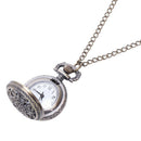 Large quartz pocket watch Retro classic design surrounding pattern hollow e