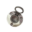 Round Flush Pulls Drawer Sliding Door Concealed Handle Stainless Steel 51 HBK