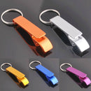 1x Metal Openers Key Chain Keychain Ring Beer Bottle Can Opener Beverage LJ