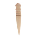 Wooden Leather Edge Slicker Stick Round Burnisher Tool For Leathercrafts