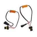 2X HB3 9005 50W 6Ohm LED DRL Fog Light Canbus Load Resistor Harness Decoder
