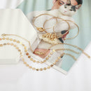 6pcs Boho Tassel Shell Bracelet Retro Pineapple Slice Bangles Women Jewelry