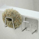Kitchen Sink Drying Rack Sponge Storage Shelf Toilet Bathroom Soap Holder Hooks
