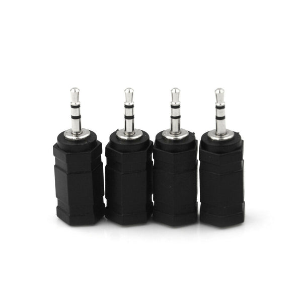 4PCS 2.5mm Male to 3.5mm Female Headphone Adapter Connector SP