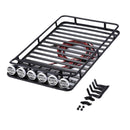 RC Car Roof Luggage Carrier, RC Car Roof Rack Metal Luggage Bracket with 6pcs