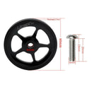 2pcs CNC Folding Bike Easy Wheels Lightweight Stable Aluminum Alloy For Brompton