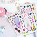 4Sheets Make A U nicorn Stickers For Kids Great Theme Birthday Party FavorsSEAU