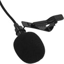 3.5mm miniphone minifono Mic Speech Tie Clip Insegnare Lavalier Jack Lectur W6B3