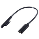 Type-C Usb-C Dc 15V Female To For Surface Pro3 Pro4 Pro5 Pro6 Book Pro Char
