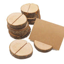 10x Wooden Banquet Wedding Clip Number Display Recipe Reserved