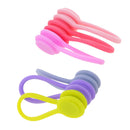 6 Pieces Magnetic Earphone Winder Wrap for Headphones USB Cable Organizer