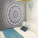 Boho Wall Tapestry Beach Towel Blanket Home Carpet (Mandala05)(150x130cm) SN9F