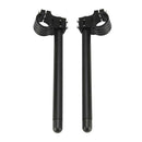 35mm Motorbike Clip On Fork Handlebar Universal Fit High Quality CNC Black