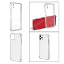 Shockproof Rugged Soft TPU Back Cover HD Transparent Case For iphone11pro