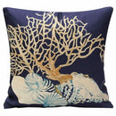 Home Decor Throw Pillow Case Ocean Coastal Beach Nautical Lumbar Cushion Co V5E5