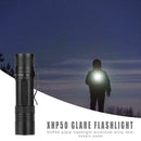 Aluminum Alloy Flashlight Telescope Zoom Strong Light Outdoor Camping Torch