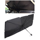 Car Umbrella Windshield Sun Shade Cover Parasol Foldable Durable Black L