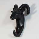 4x Rustic Animal Head Wall Hook Elephant Goat Deer Heavy-duty Cloth Hanger