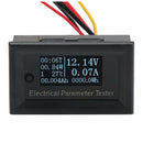 Portable 7in1 OLED Multimeter Ampere Capacity Power Energy Run Time Tempera