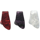 3 x Plastic fingers inch guitar plectrum