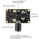 Audio Amplifier Board, Pam8406 Digital Power Amplifier Board 5W+5W Immersio