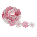 2 Yards 2.5cm Beautiful Daisy Flower Lace Trim Ribbon DIY for Sewing Crafts