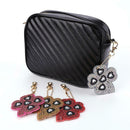 4pcs DIY Full Drill Special Shaped Diamond Painting Plant Shape Keychain