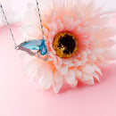 Fashion Butterfly Jewelry Sets Necklace + Earring+Bracelet Crystal Set
