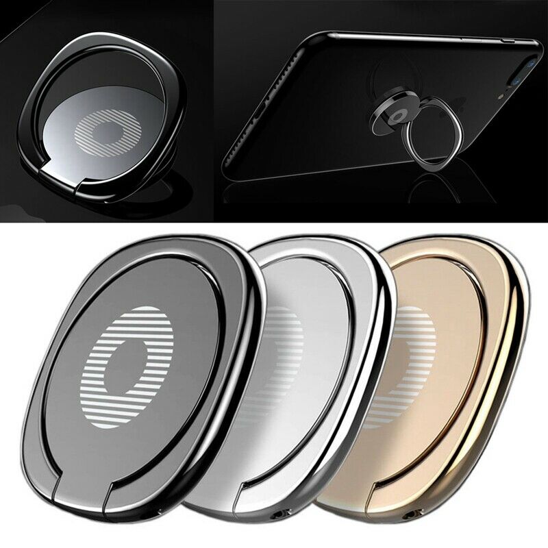 Universal 360 degree Finger Ring Stand Phone Holder Car Rotating Magnetic G K1W7