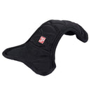 Anti Slip Knob Black Nylon hook Loop Closure Gear Shift Cover Case for Car  O5X3