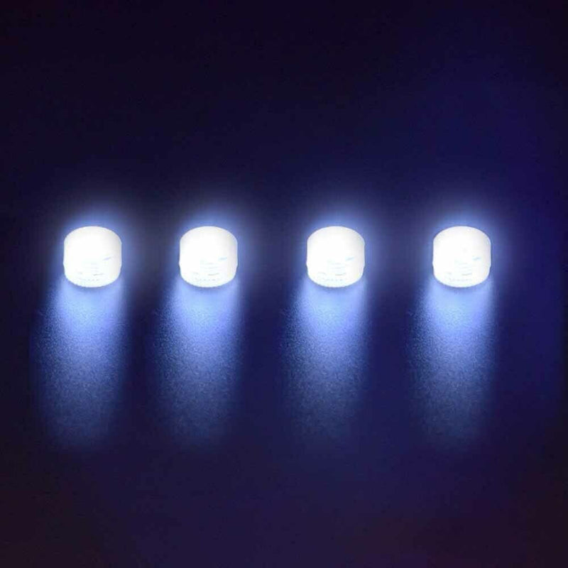 4x Mini Night Flying Signal Lamps LED Navigation Light (White Flashing)