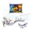 Full Drill Diamond Painting Landscape Diy Painting Cross Stitch Diamond Emb L8V2