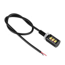 2x White Car Motorcycle 3 LED 6000K Number License Plate Light Screw Bolt Lamp