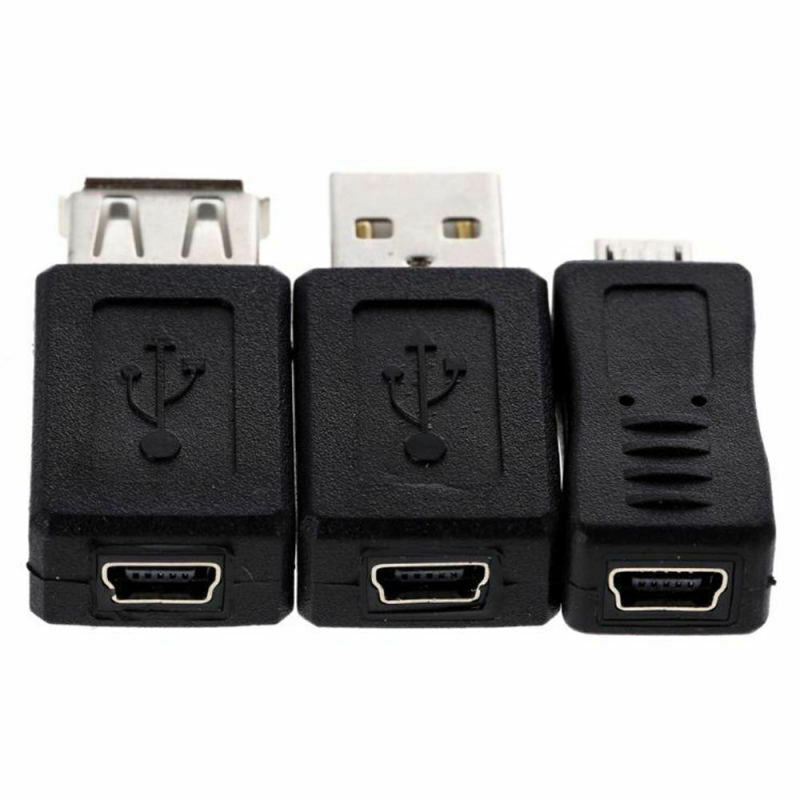 12 PCS OTG F/M USB Male To Female Micro Mini Changer USB Adapter Converter 5 Pin