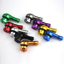 1 Pair Motorcycle Wheel Tire Valves Stem Cap Air Tire Cover 90 Degree 17mm CNC