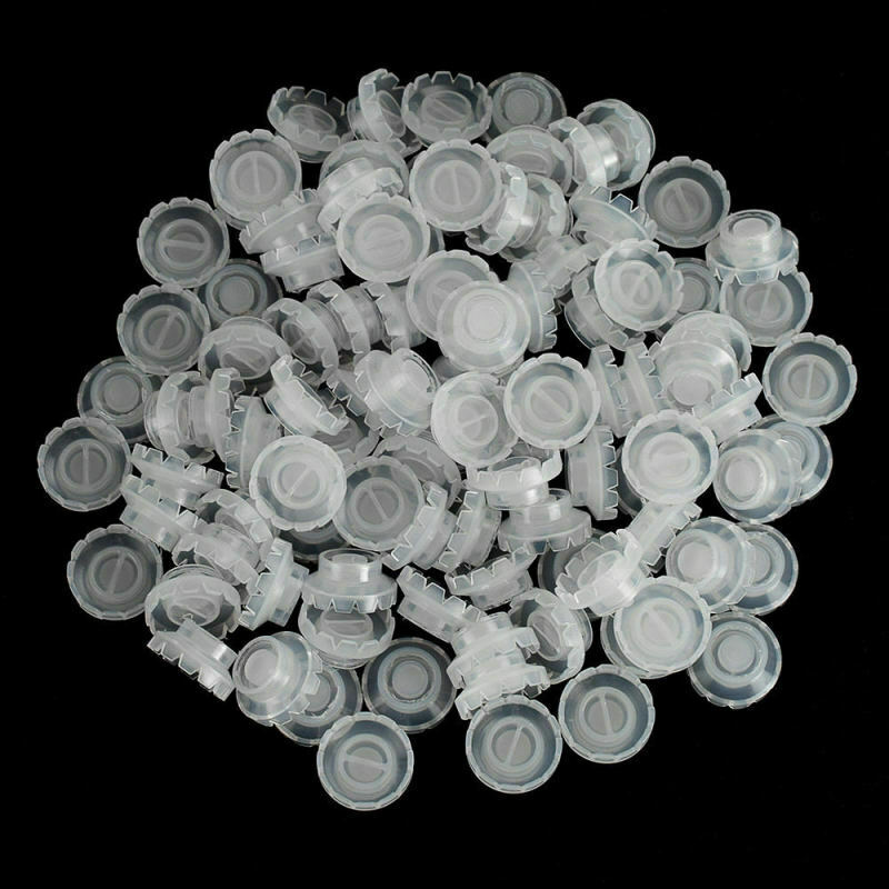 100 Eyelash Extension Plastic Glue Cups/Ink Caps Adhesive/Tattoo Pigment  JKN