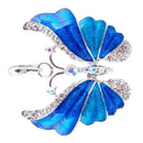 Christmas New Fashion Retro Butterfly Crystal Rhinestone Pendant Necklace b