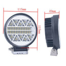 2Pcs 62W Offroad LED Light Bar Flood Spot Combo Beam Spotlight 12V For Jeep