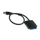 1Pcs USB 3.0 To SATA 22Pin 2.5''/3.5'' PC Hard Disk Drive SSD Adapter Cable