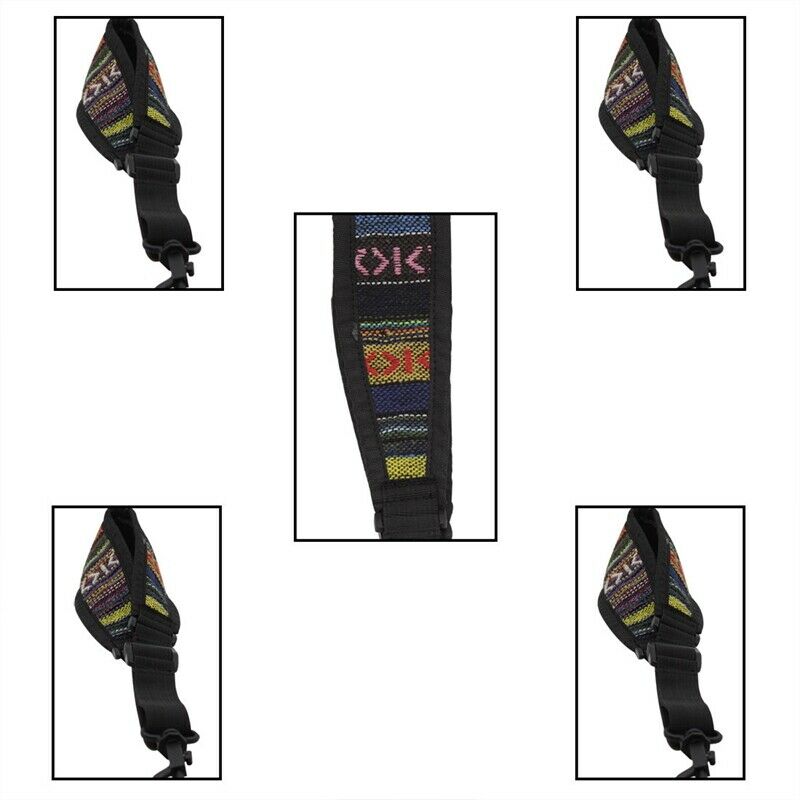 Saxophone Strap, Adjustable Single Shoulder Sax Strap Portable Cotton Neck