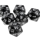 10Pcs Acrylic 20-Sided Role Playing Dices Toys TRPG Board Game for MTG DND