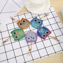 5pcs DIY Bird Full Drill Special Shaped Diamond Painting Keychains Pendant