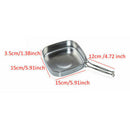 6pcs Cookware Junket Cooking Long Handle Fryer Soup Pan POT Plate Tableware Sets