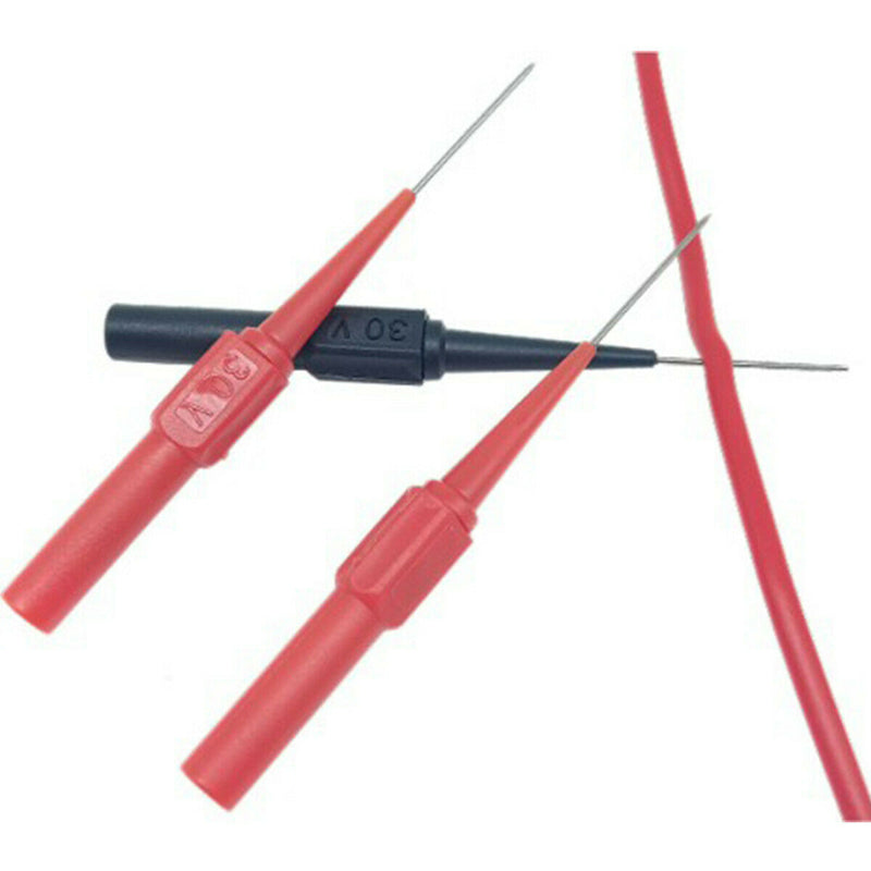 Probe Multimeter Test Lead Flexible Car Repair Puncture Line Stick Back Needle