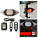Bike LED Turn Signal Blinker Tail Light Indicator Rechargeable Black