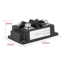 1Pc Singe Phase Rectifier Module Rectifier Diode Bridge 4 Terminals MDQ 300